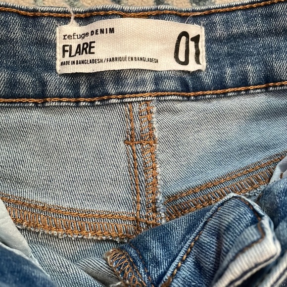 Refuge denim flares Sz1 EUC - Picture 3 of 5
